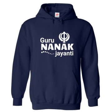 Guru Nanak Jayanti Sikh Khanda Sikhism Print Unisex Unisex Kids & Adult Pullover Hoodie									